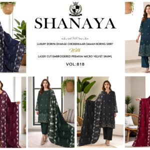 GULKARI VELVET APPLIQUE V237