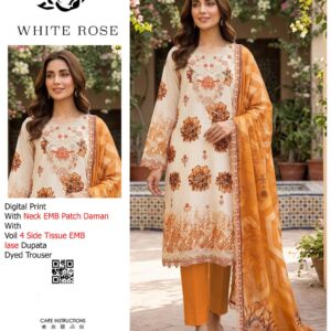 WHITE ROSE PRINTS V319