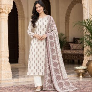 GULKARI PEACH JAQUARD V367