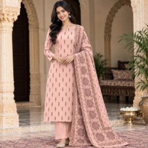 GULKARI PEACH JAQUARD V367
