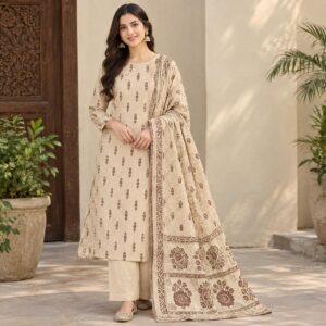 GULKARI PEACH JAQUARD V367