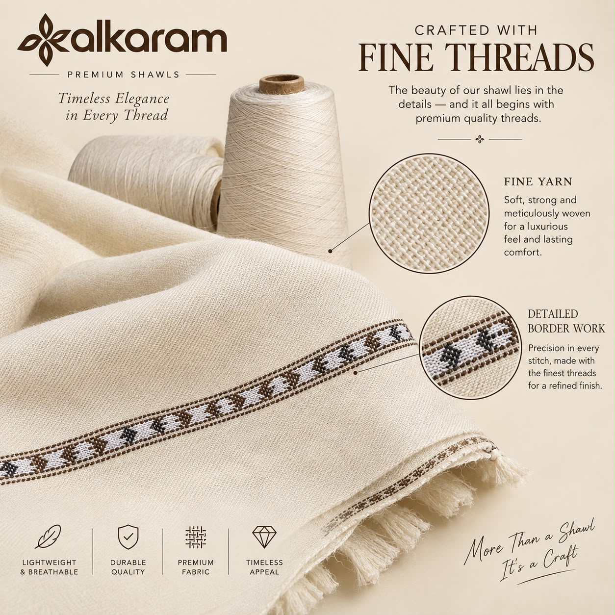 AL-KARAM MENS SHAWL - Image 2